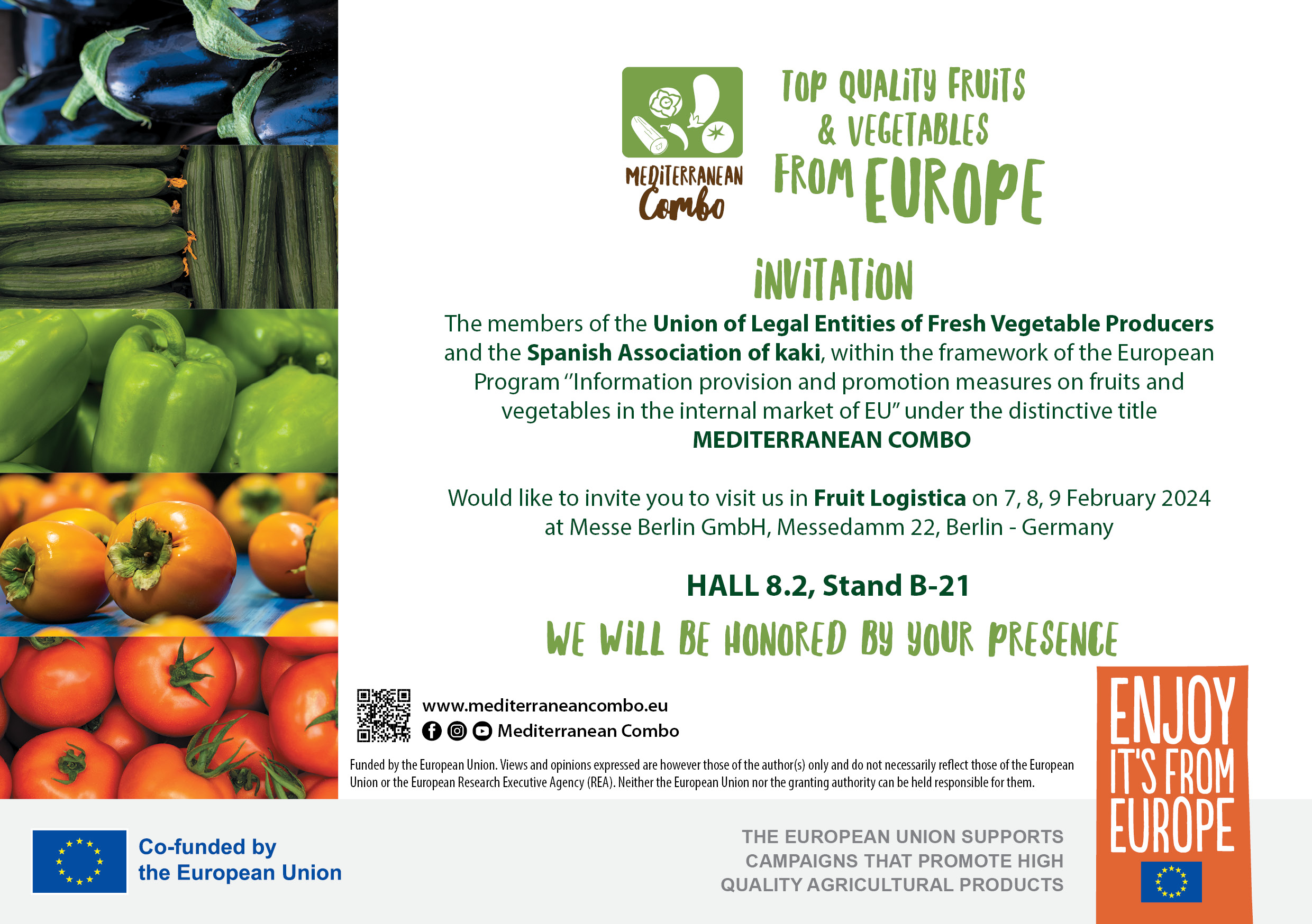 Invitation to the Fruit Logistica Exhibition, Berlin 2024